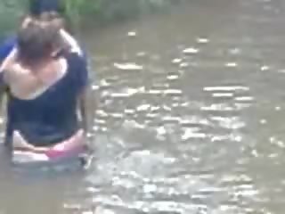 Crazy Latins Having sex movie In The River While Rest Of The Village Looking clip