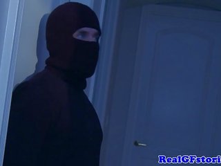 Housewife assfucked by a midnight burglar