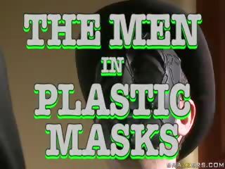 The burra në plastike masks